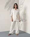 K 1236 By Naisha Mul Chanderi Hand Embroidery Co Ord Set